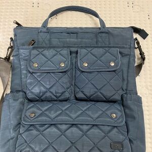 Stylish LUG Blue Quilted Women's Bag